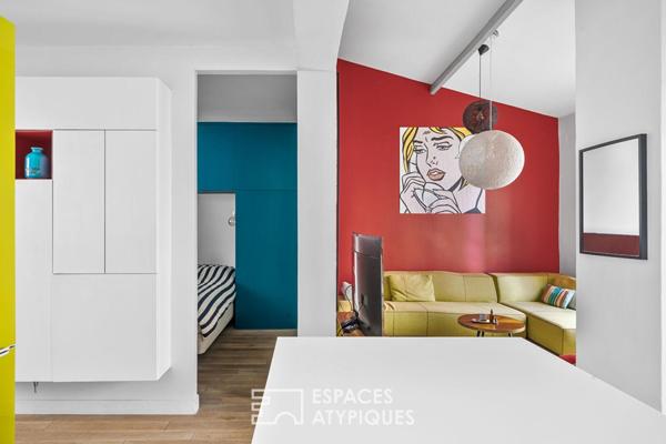 Esprit maison rénovée avec balcon à Marcadet-Poissonniers