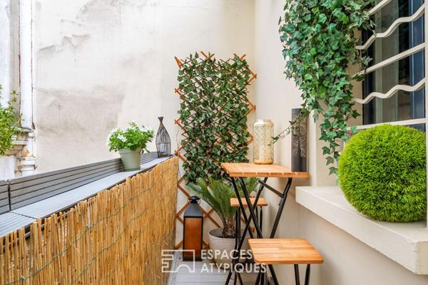 Esprit maison rénovée avec balcon à Marcadet-Poissonniers