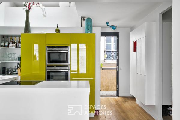 Esprit maison rénovée avec balcon à Marcadet-Poissonniers