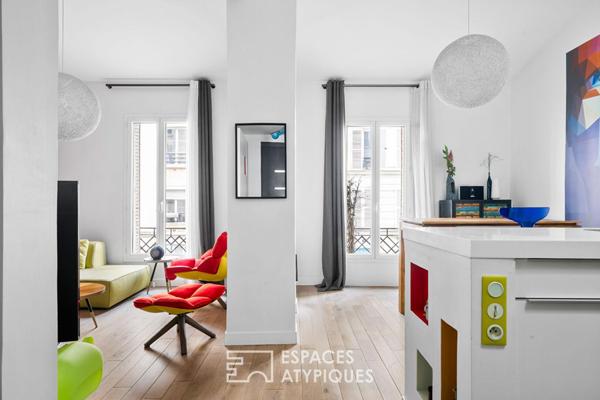 Esprit maison rénovée avec balcon à Marcadet-Poissonniers