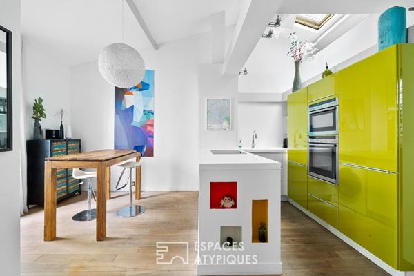 Esprit maison rénovée avec balcon à Marcadet-Poissonniers