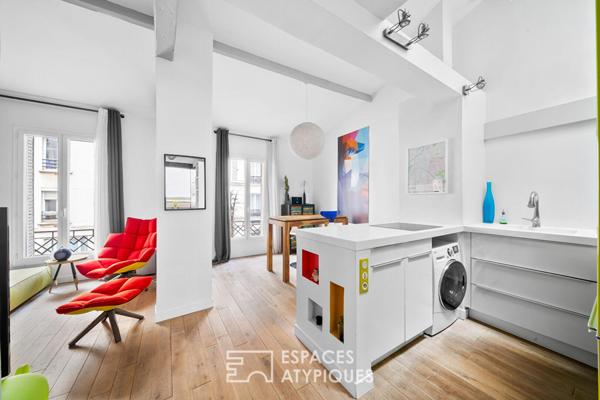 Esprit maison rénovée avec balcon à Marcadet-Poissonniers