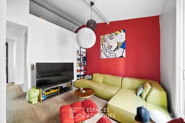 Esprit maison rénovée avec balcon à Marcadet-Poissonniers