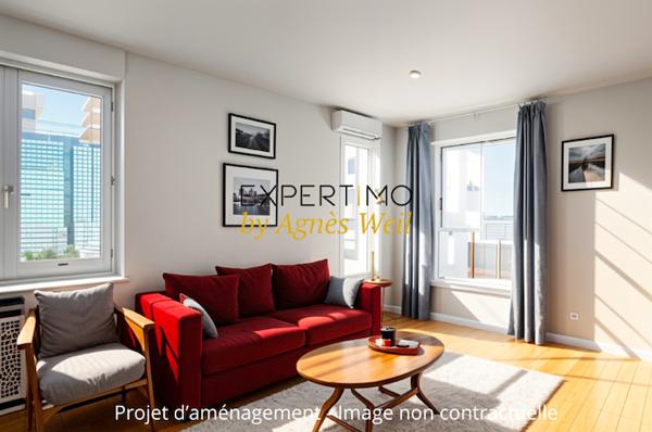 Issy-les-Moulineaux (92130) EXCLUSIVITÉ - ILE SAINT-GERMAIN - ISSY-LES-MOULINEAUX - LIMITE BOULOGNE - MAGNIFIQUE APPARTEMENT 4 PIECES AV