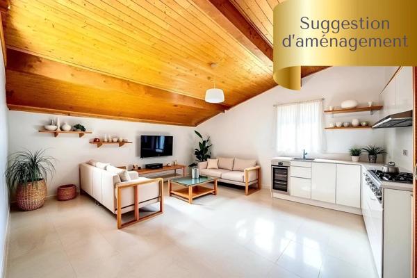 T3 à façonner – Terrasse et parkings à MARIGNIER