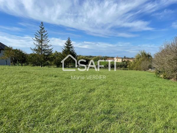 Beau terrain constructible à Montbazens avec CUb