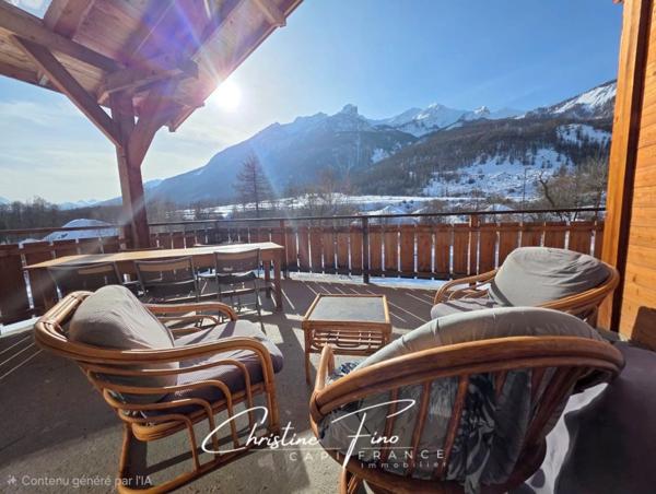 SERRE CHEVALIER-LE MONETIER LES BAINS Chalet récent spécial artisans