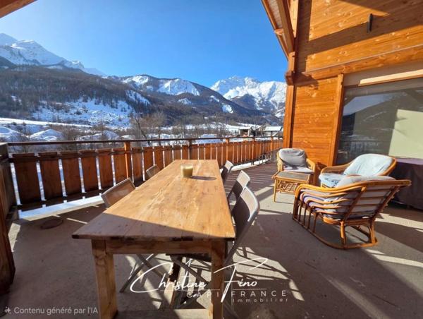 SERRE CHEVALIER-LE MONETIER LES BAINS Chalet récent spécial artisans