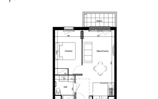 Appartement à vendre    2 pièces • 35,59 m2 Clamart