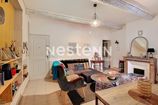 A VENDRE à DRAGUIGNAN - Appartement T3 en duplex HAUSSMANNIEN de 86m² avec TERRASSE 50m²