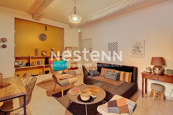 A VENDRE à DRAGUIGNAN - Appartement T3 en duplex HAUSSMANNIEN de 86m² avec TERRASSE 50m²