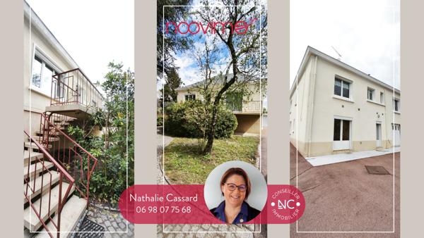 MAISON FAMILIALE de 160 m² 4 chambres, dont partie indépendnate avec double-garage de 40 m² sur 600 m²