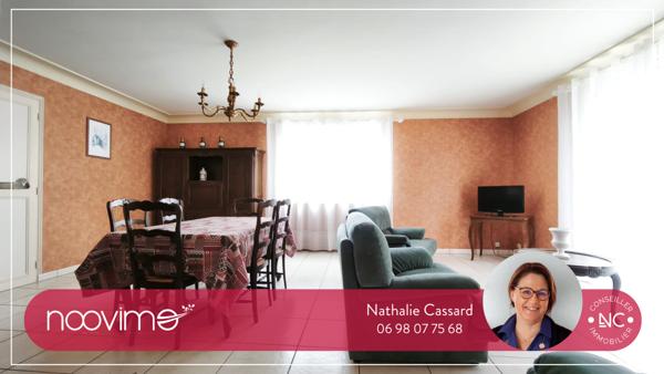 MAISON FAMILIALE de 160 m² 4 chambres, dont partie indépendnate avec double-garage de 40 m² sur 600 m²