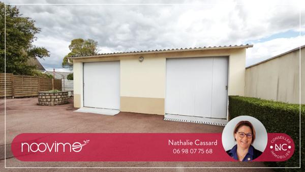 MAISON FAMILIALE de 160 m² 4 chambres, dont partie indépendnate avec double-garage de 40 m² sur 600 m²