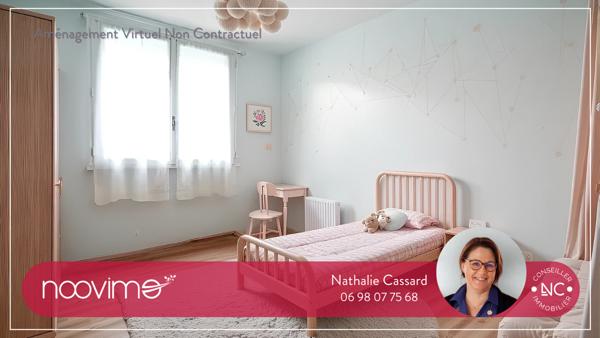 MAISON FAMILIALE de 160 m² 4 chambres, dont partie indépendnate avec double-garage de 40 m² sur 600 m²