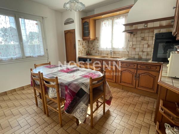 Maison à vendre Elven centre avec 1500 m² de terrain constructible