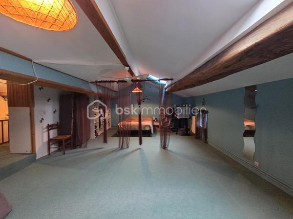 Située au cœur du village, cette maison en parfait état allie charme, confort et fonctionnalité.

Dès l’entrée, vous découvrirez une magnifique pièce de vie de 60 m² comprenant une cuisine ouverte sur un vaste salon-séjour agrémenté d’une cheminée avec insert. Le rez-de-chaussée dispose également d’une buanderie et d’un WC avec lave-mains.

À l’étage, un palier dessert deux belles chambres de 19 m² et 22 m² avec placards intégrés, ainsi qu’une salle d’eau moderne de 6 m² équipée d’une douche à l’italienne, d’une double vasque et d’un WC indépendant.

Le deuxième étage offre un espace supplémentaire particulièrement appréciable avec une mezzanine de 14 m2 et une vaste pièce de 40 m² pouvant accueillir une troisième chambre, un bureau, une salle de sport, un espace loisirs.

À l’extérieur, profitez d’un agréable patio couvert de 23 m² avec une terrasse, possibilité d’aménager une véranda pour en profiter toute l’année. Un double garage de 80 m² complète l’ensemble, ainsi qu’un jardin facile d’entretien d’environ 130 m².

Les atouts :

✔ Maison parfaitement entretenue
✔ Pièce de vie de 60 m² avec cheminée insert
✔ 3 chambres  + mezzanine
✔ Double garage de 80 m²
✔ Patio couvert et terrasse
✔ Menuiseries PVC double vitrage
✔ Chauffage gaz de ville + insert bois
✔ Tout-à-l'égout
✔ Aucun travaux à prévoir

Une maison clé en main offrant de beaux volumes et de nombreuses possibilités d'aménagement, idéale pour une famille ou pour ceux qui recherchent de l'espace au cœur du village.