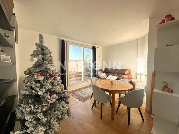 Appartement 2P 50.32 m2 dernier étage+balcon+cave Ecole véterinaire