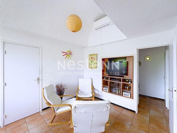 Charmant appartement 3 pièces de 41.61 m² avec vue sur le port, place de parking privative & local à vélo à Gruissan