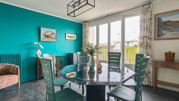 Concarneau - Appartement 3 pièces, dernier étage avec vue mer et parking