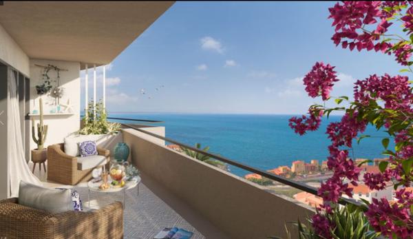 APPARTEMENT T2 STANDING AVEC TERRASSE 17 m² VUE SUR MER
