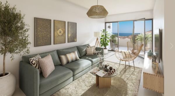 APPARTEMENT T2 STANDING AVEC TERRASSE 17 m² VUE SUR MER