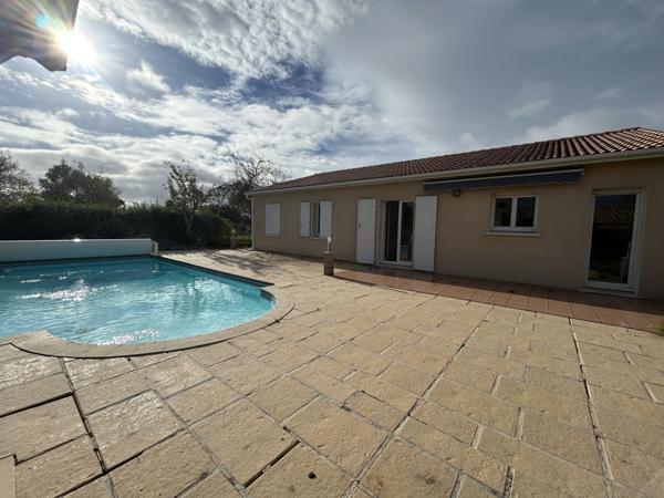Estillac (47310) MAISON DE 109 M2 AVEC GARAGE ET PISCINE