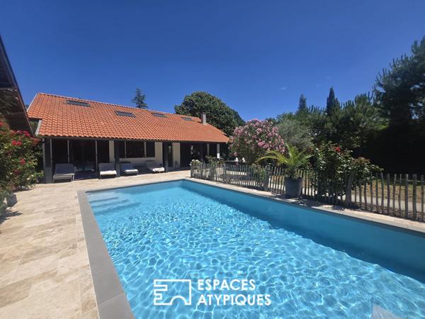 Maison familiale avec jardins en terrasses et piscine Toulouse Est
