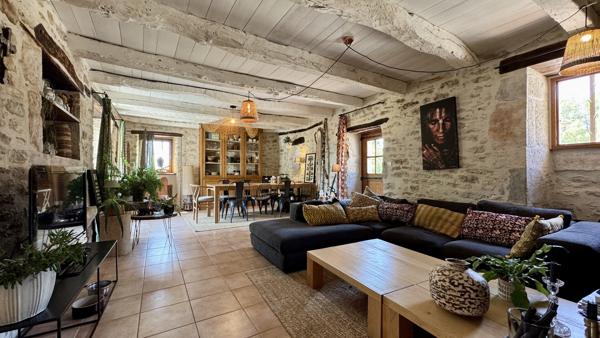 Corps de ferme restauré - 2 maisons indépendantes - 255 m2 habitables Cajarc