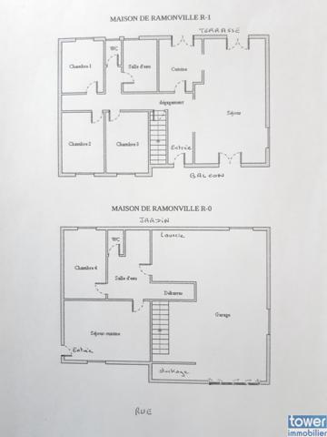 Maison 6 pièces sur terrain de 430 m²
