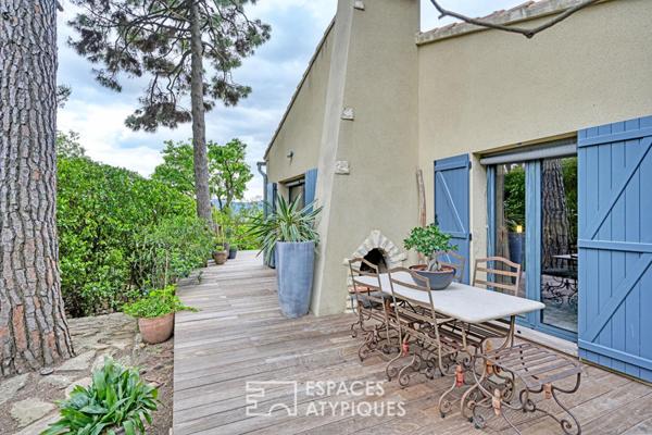 L’inattendue, maison avec vue et piscine