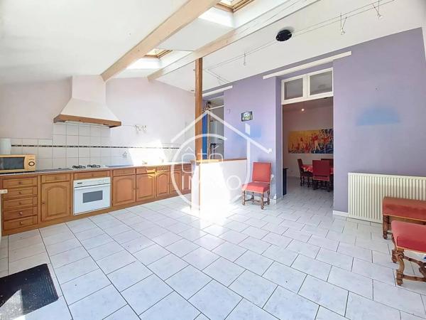 Port Sainte Foy et Ponchapt : Maison de ville en pierre. beaux volumes et jardin