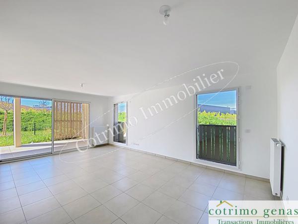 GENAS Appt T4 de 83,85m²+terrasse+jardin