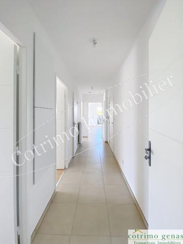 GENAS Appt T4 de 83,85m²+terrasse+jardin