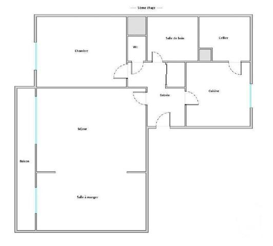 Appartement à vendre 3 pièces 63 m² Arcueil