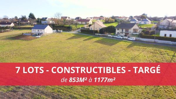 Terrain à vendre de 853 m²
