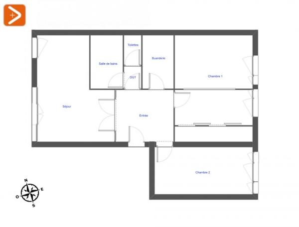 T3 Vandoeuvre-lès-Nancy 67 m²