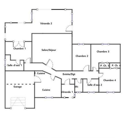 Belle maison familiale 4 chambres au calme