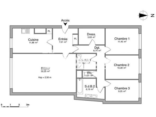 Location Appartement 4 pièces 106.15 m² - BOULEVARD MARECHAL FOCH Salon De Provence 13300