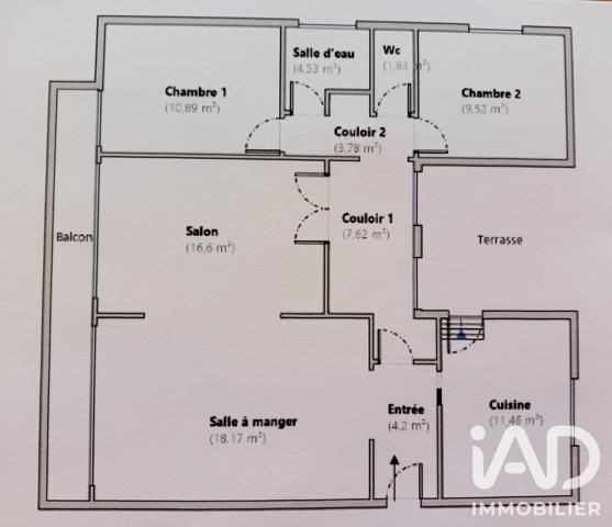 Appartement à vendre 4 pièces 88 m² Limoges