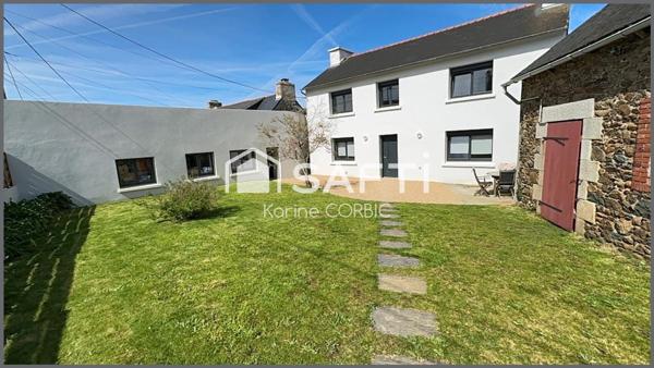 Du charme pour cette maison renovée avec dependances garage et atelier, 600m2 de jardin