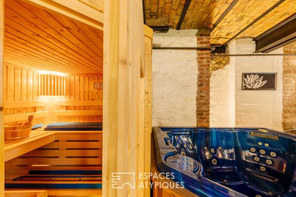 Grand loft sur trois niveaux avec espace bien-être et salle de cinéma à Argenteuil