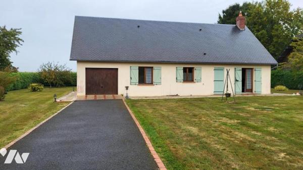Pavillon de plain-pied sur 2130 m² de terrain plat