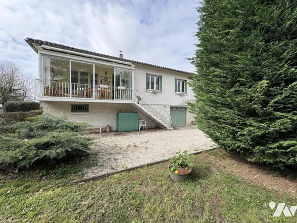 NIORT ST LIGUAIRE, pavillon sur sous-sol de 128 m² 5 chambres 