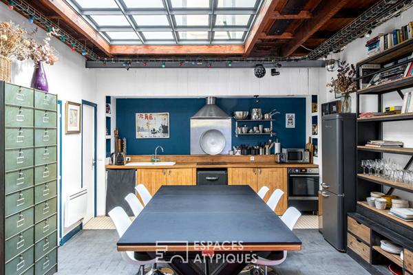 Atelier d’artiste comme une maison