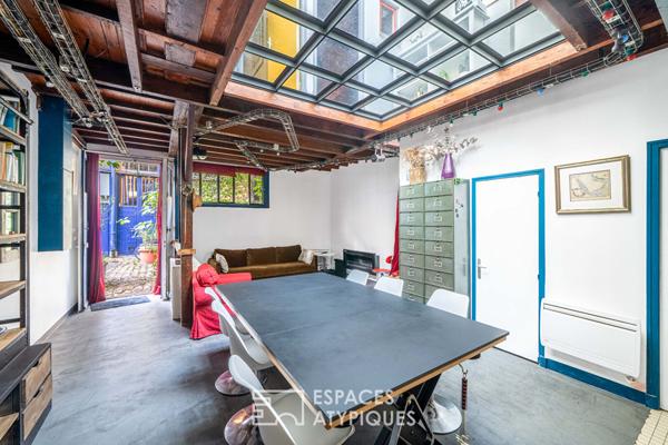 Atelier d’artiste comme une maison