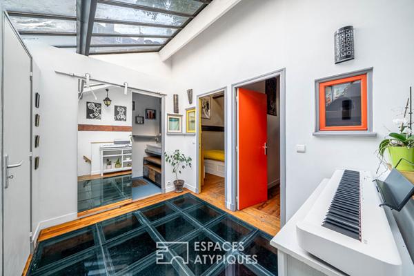 Atelier d’artiste comme une maison