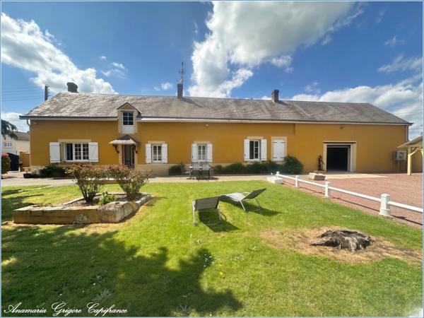 Propriété: maison de 120 m², 3 chambres, 150 m² de dépendances, terrain clos 2810 m² à 8 min de Chartres