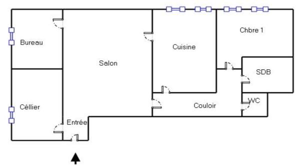 Appartement Uzès 3 pièce(s) 634m2, hôtel Dampmartin 1 er étage