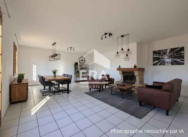 Maison 133m² - 5 chambres dont 3 de plain-pied - garage - Aigné